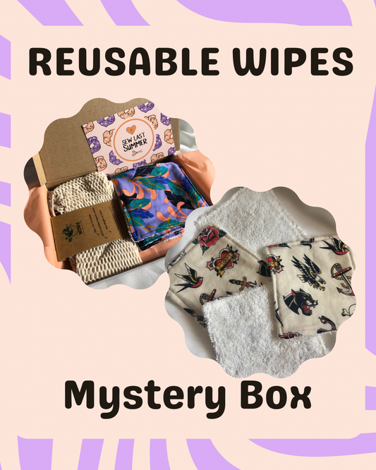 Reusable face wipes mystery box