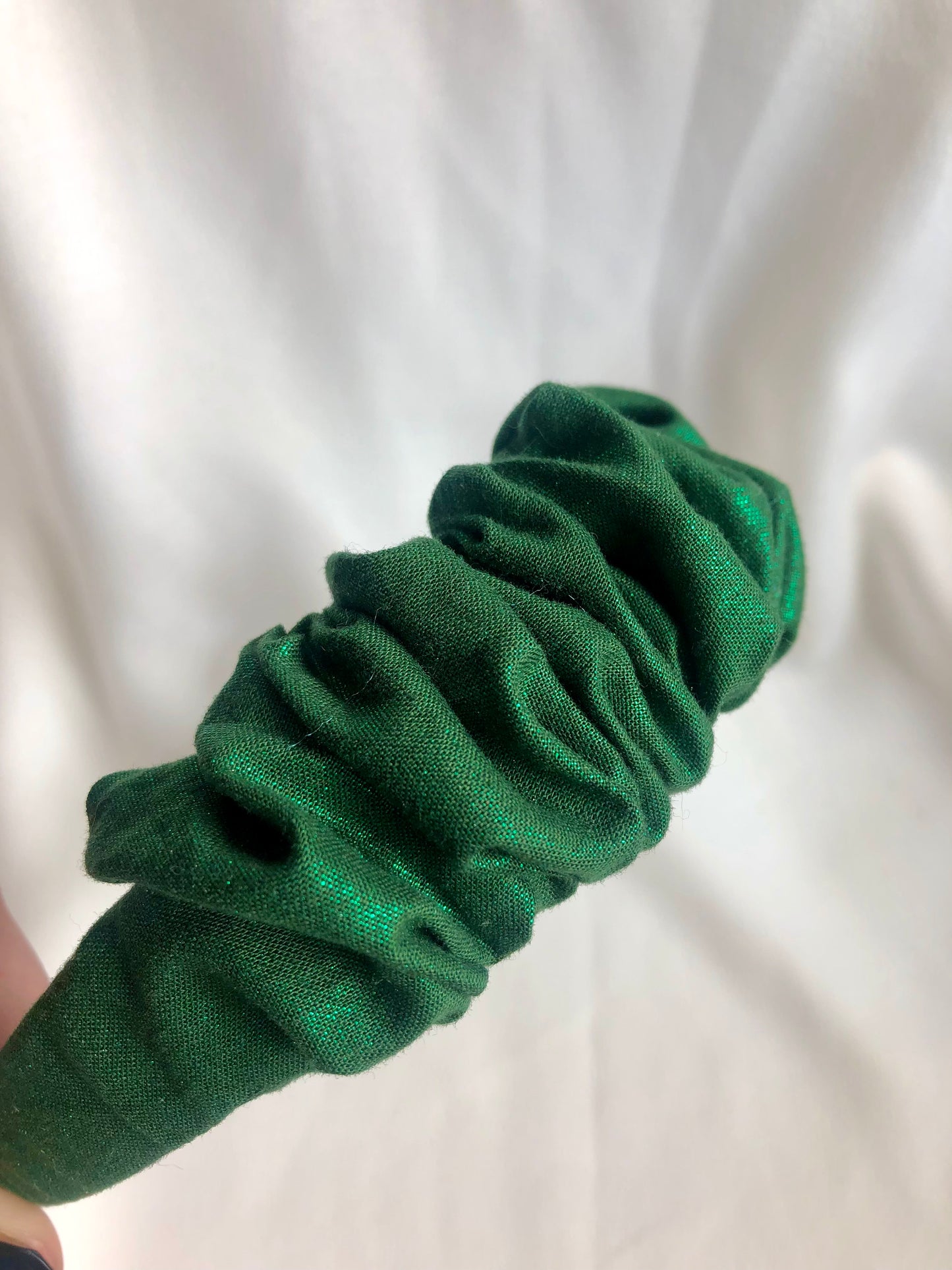 Green Glitter Headband - choose style