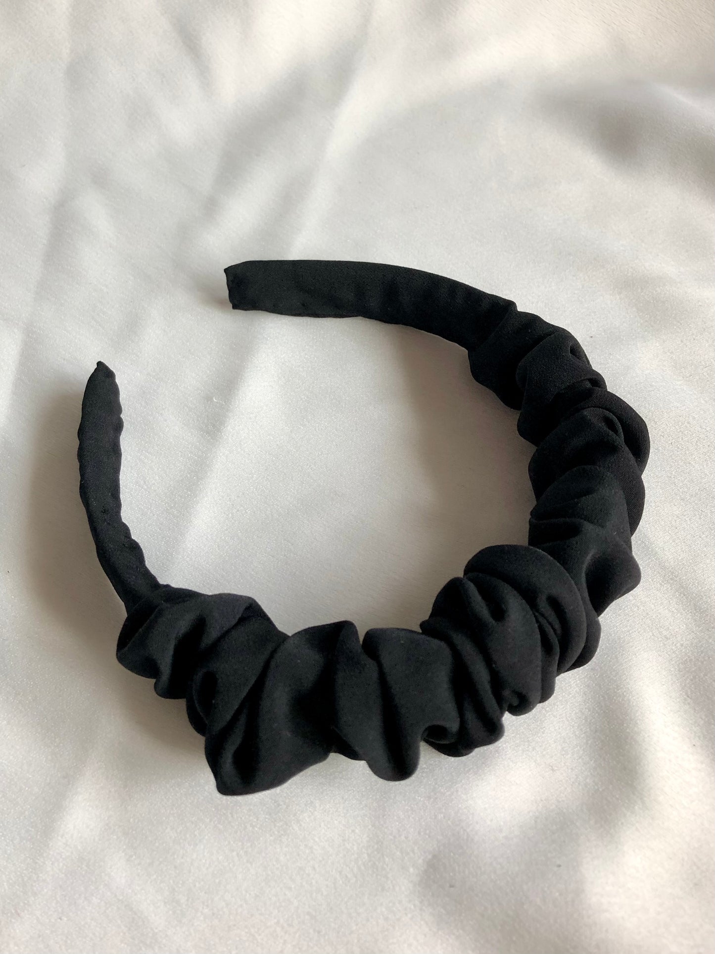 Plain Black Headband - choose style