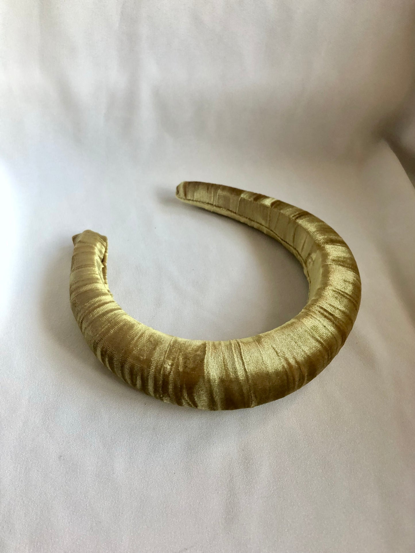 Gold Velvet Chunky Padded Headband