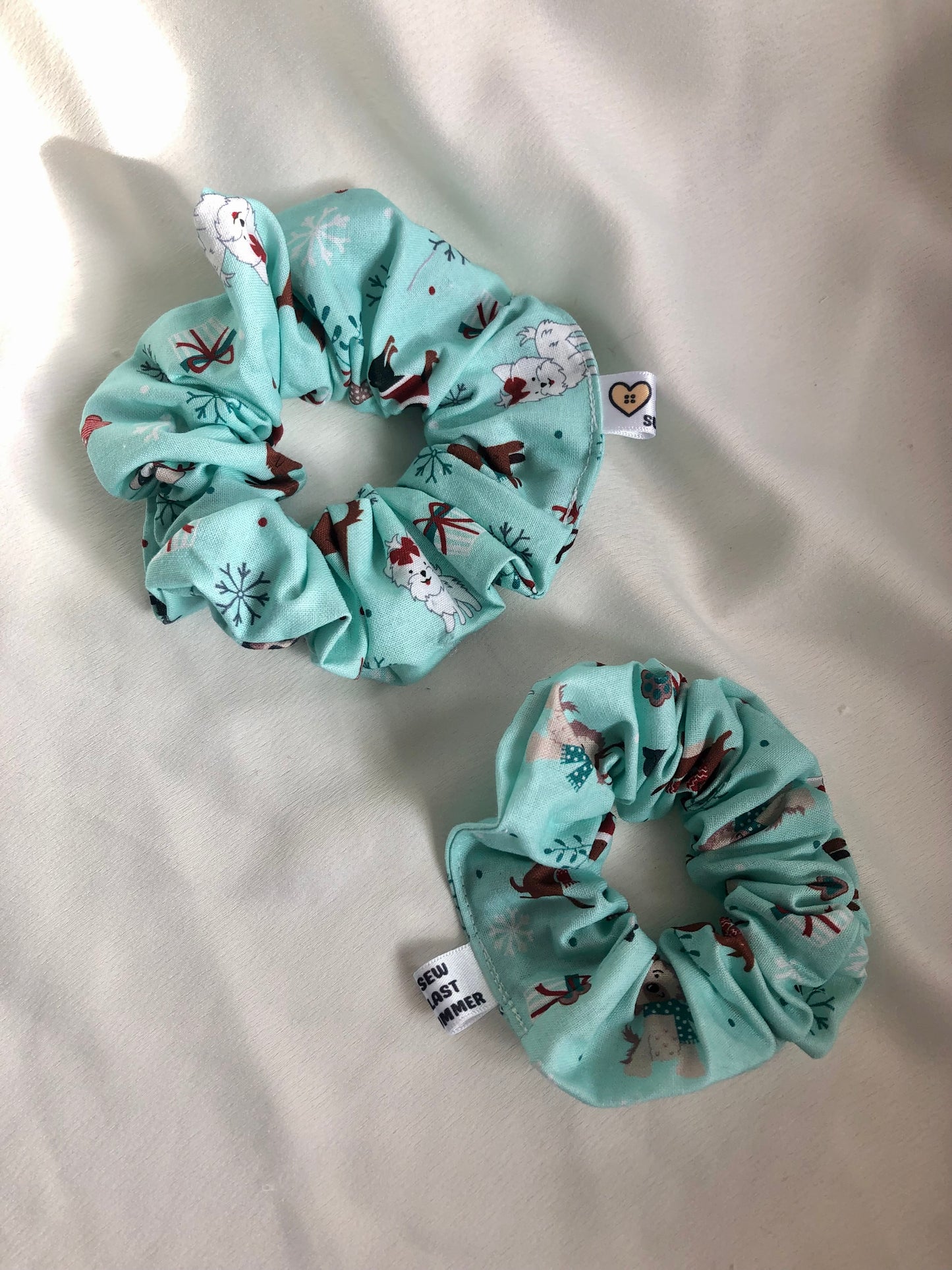 Merry Pooches Hair Scrunchie - choose size