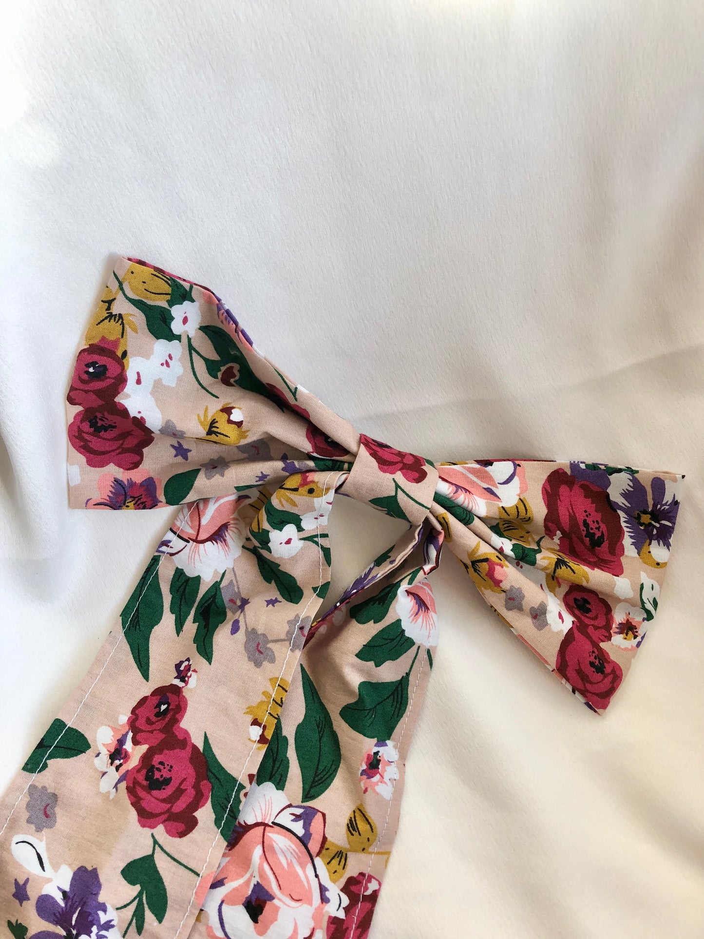 Floral Hair Bow Clips - choose style & pattern