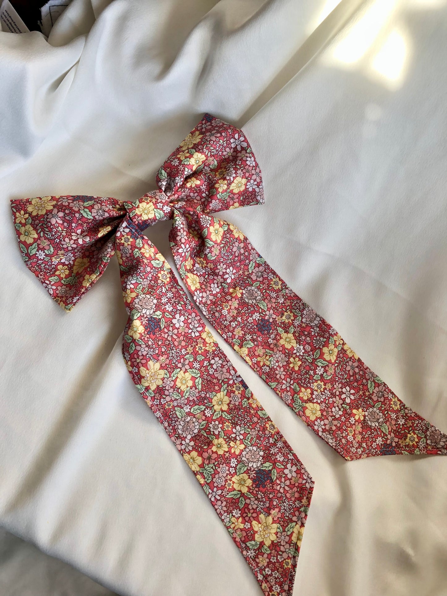 Floral Hair Bow Clips - choose style & pattern