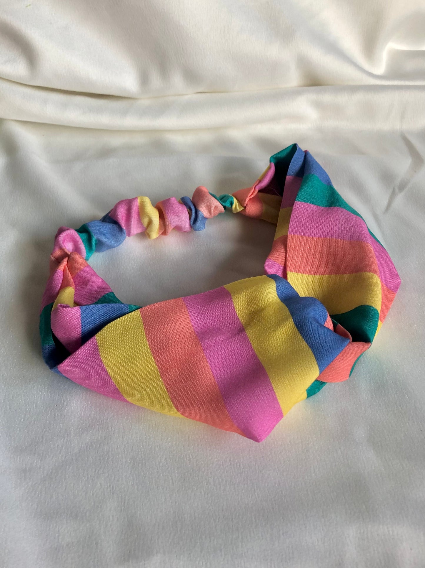 Rainbow Paradise Stripe headband - choose style