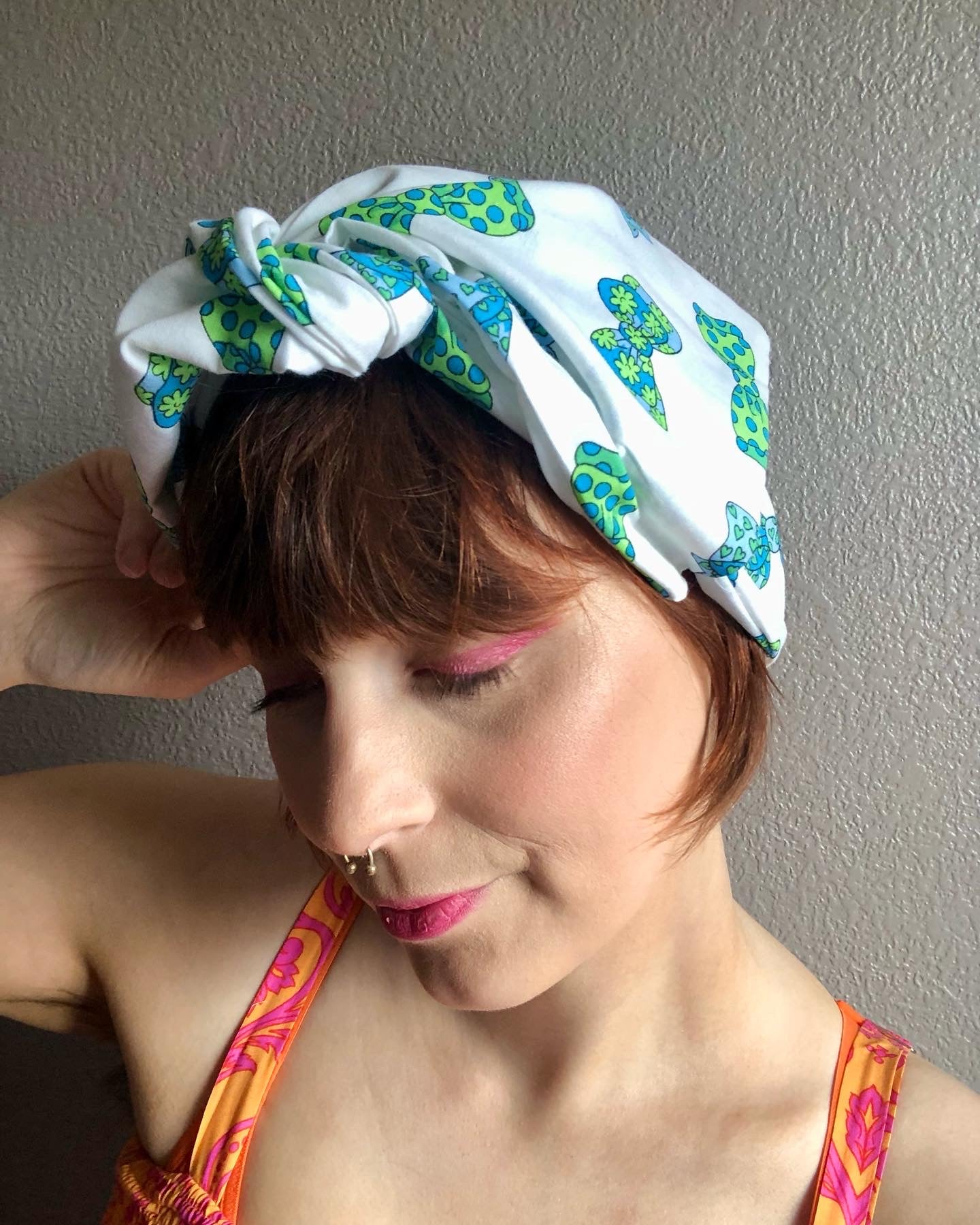 Design your own wire wrap headband - choose fabric!