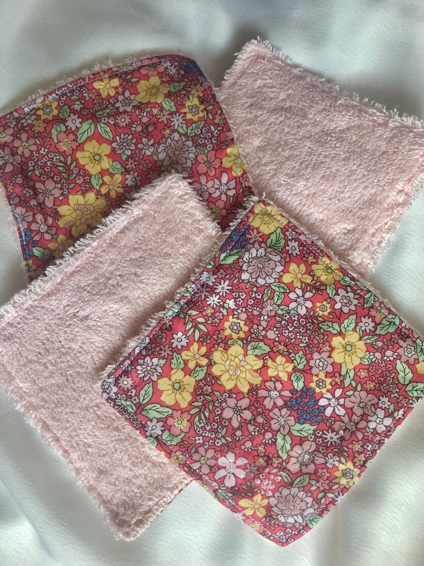 Heather -  Floral Print Reusable Wipes - choose pattern