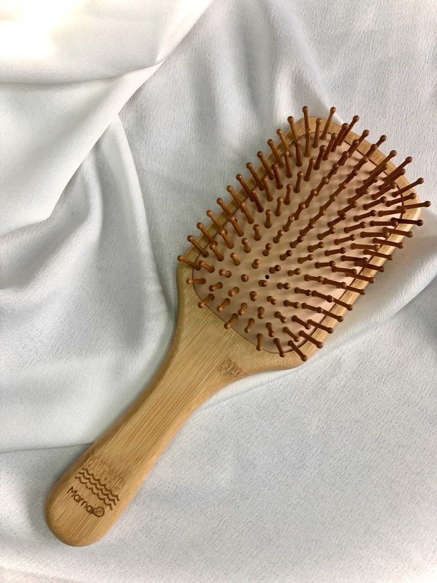 Bamboo and Recycled Rubber Hairbrush
