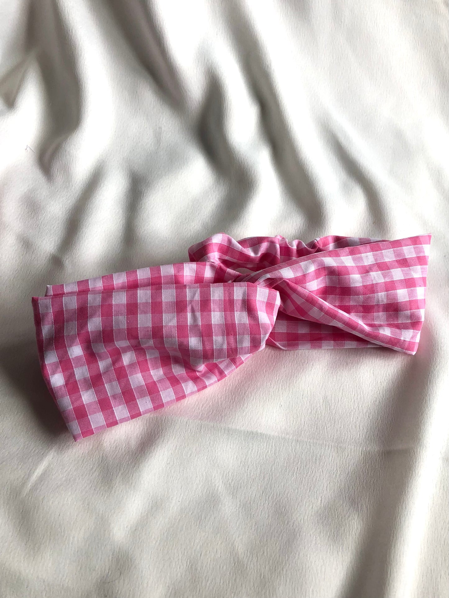 Gingham stretch Hair Band - choice of 3