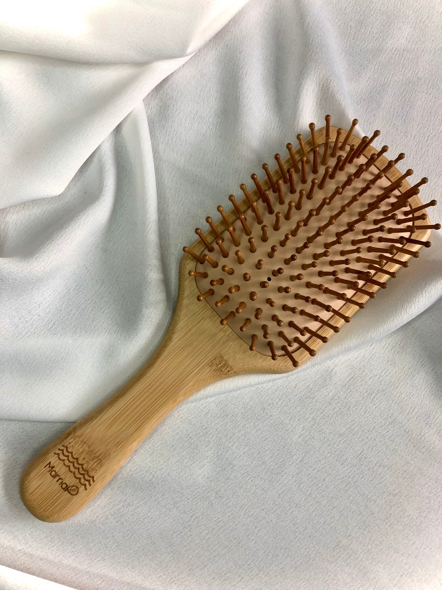 Bamboo and Recycled Rubber Hairbrush