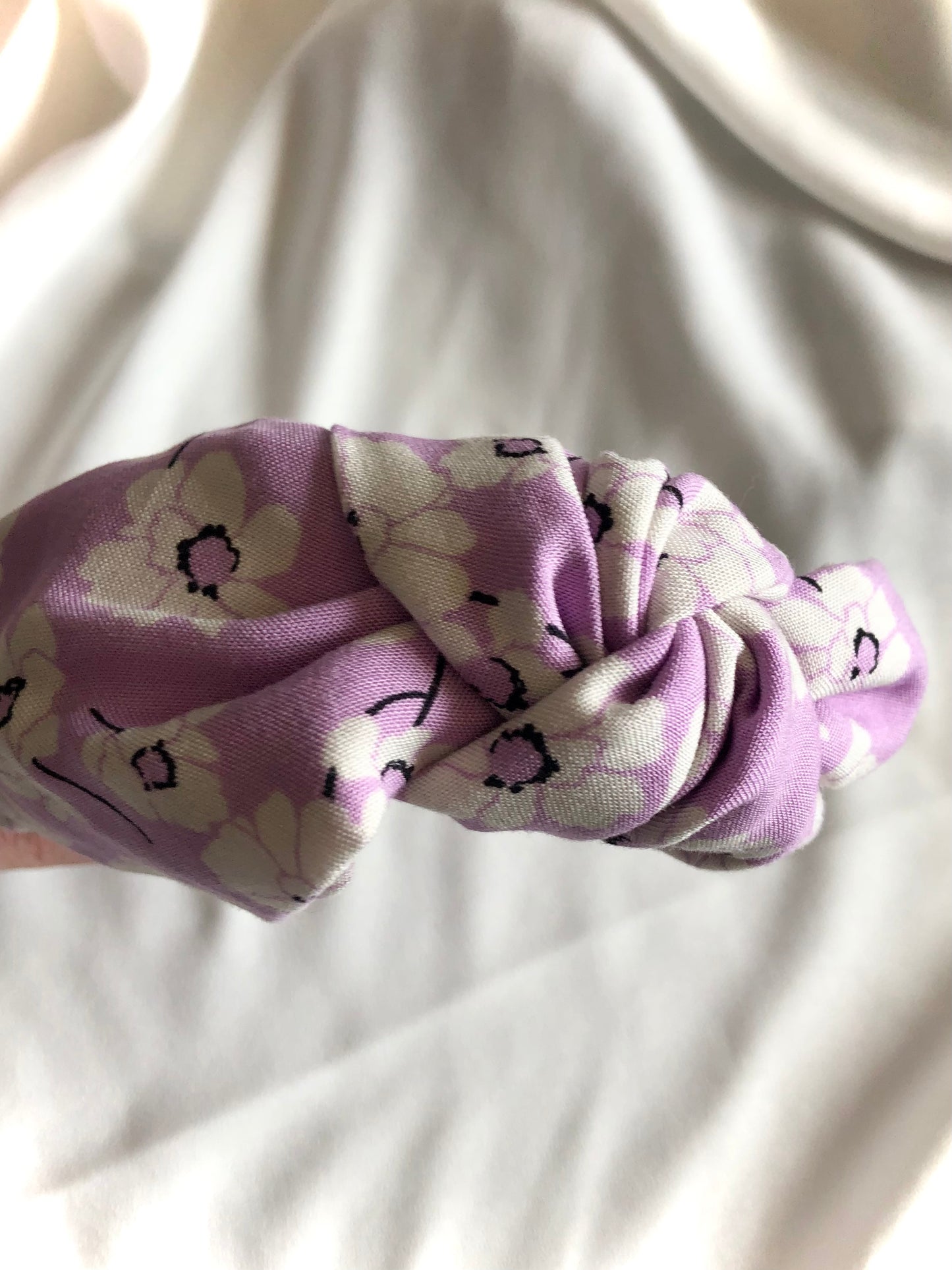 Lilac floral Hair Band - choose style