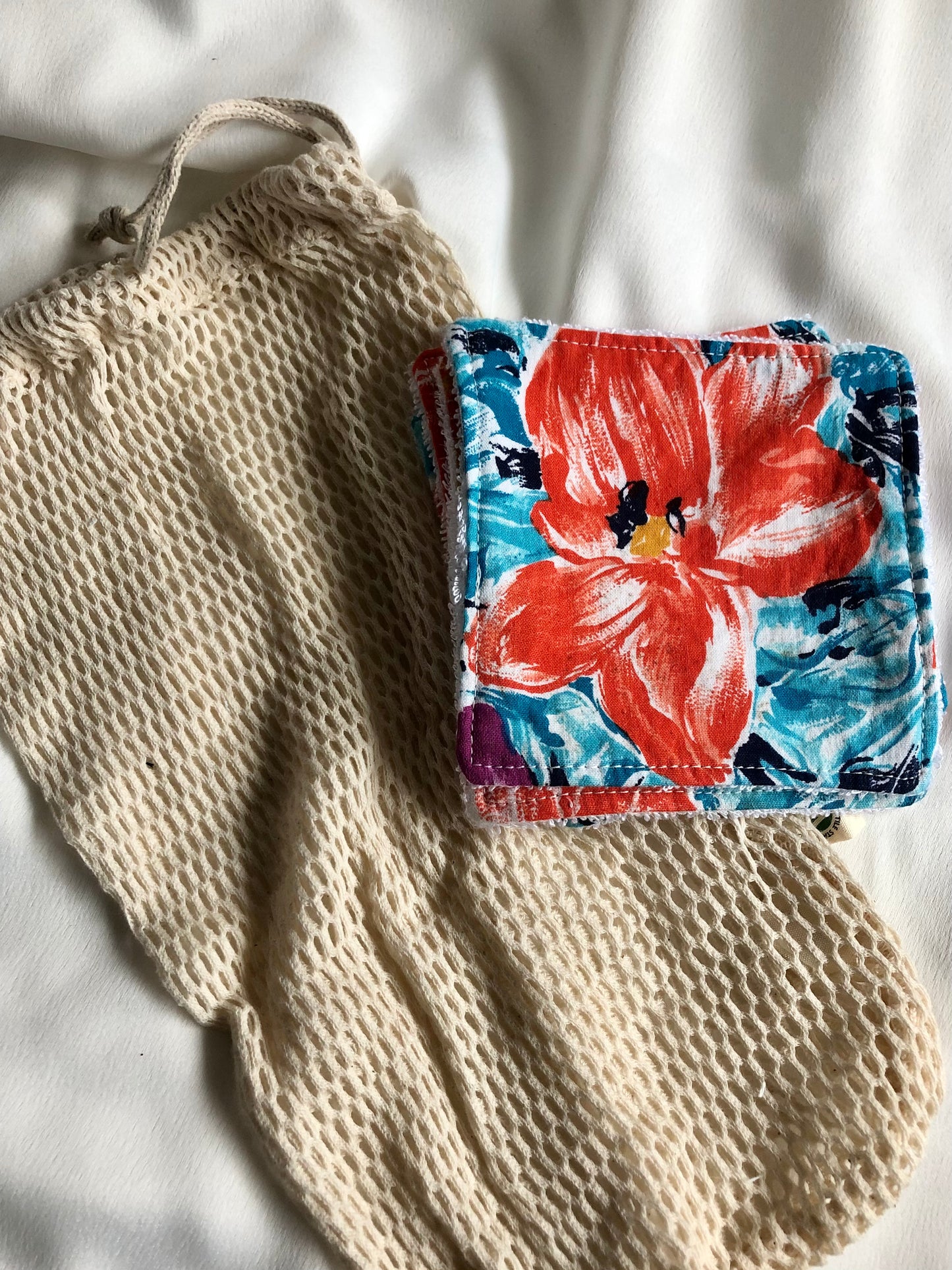 Tropical Flowers- Reusable Wipes - minor marks -ssf