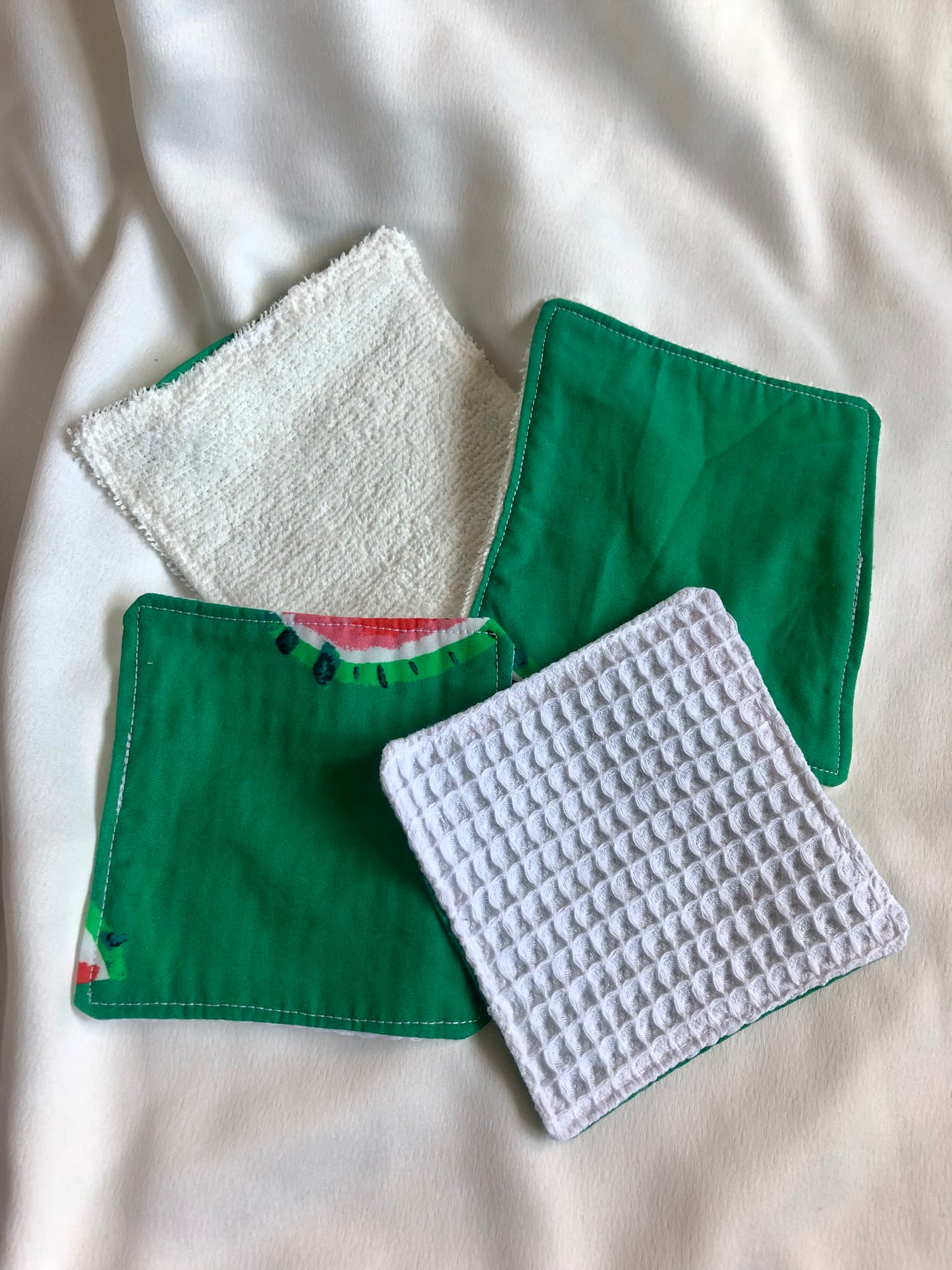 Green with slight watermelon Reusable Wipes - ssf