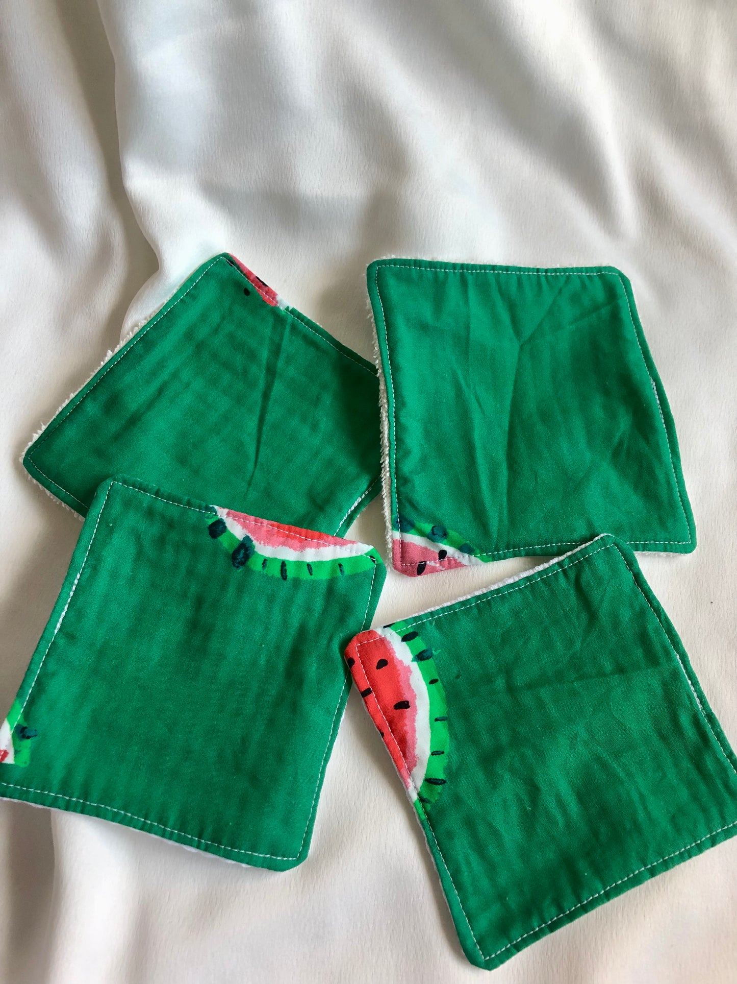 Green with slight watermelon Reusable Wipes - ssf