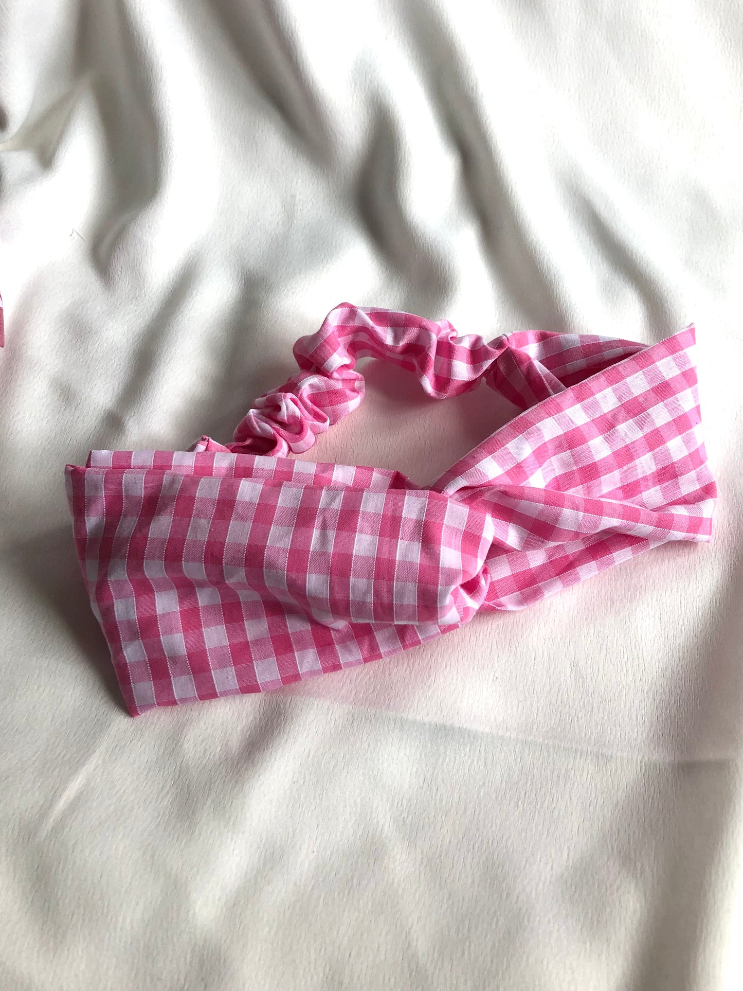 Gingham stretch Hair Band - choice of 3